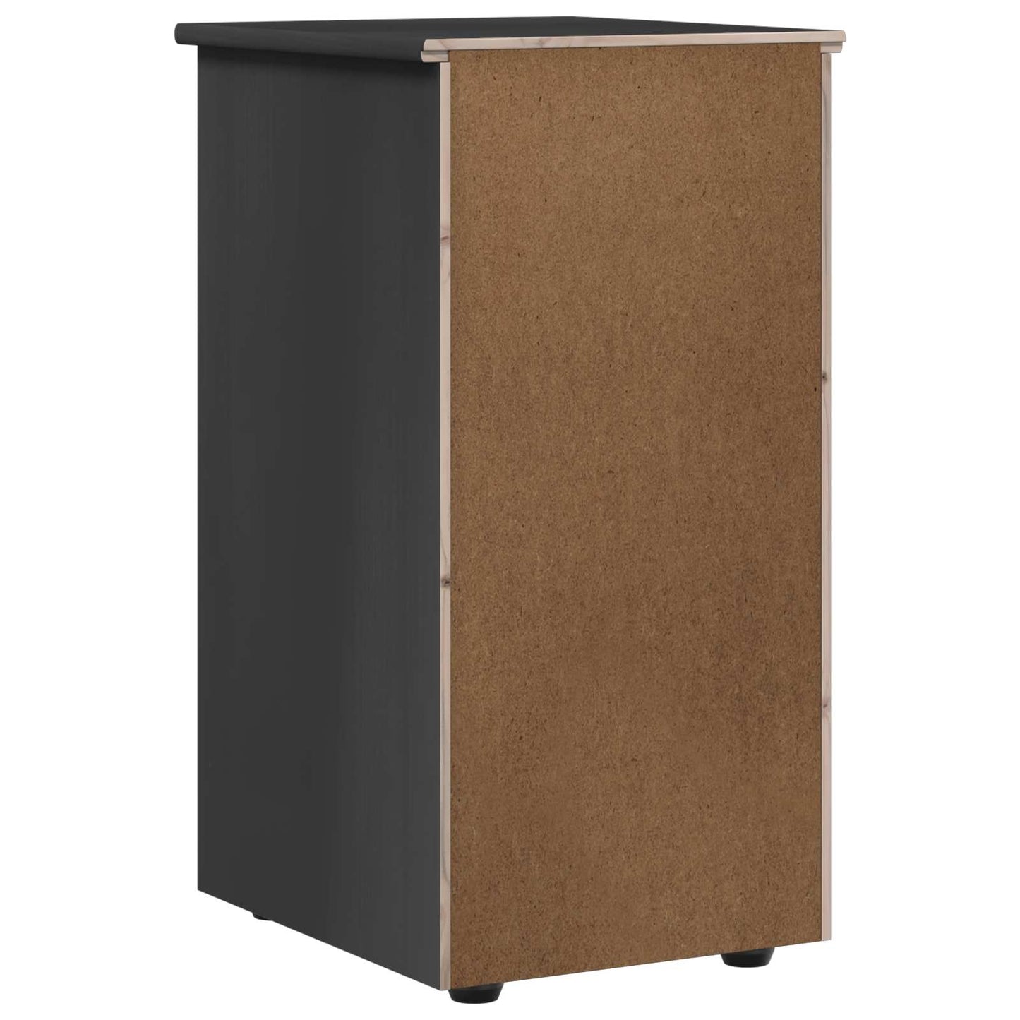 vidaXL Cabinet Grey 34 x 39 x 61.5 cm Solid Pine Wood