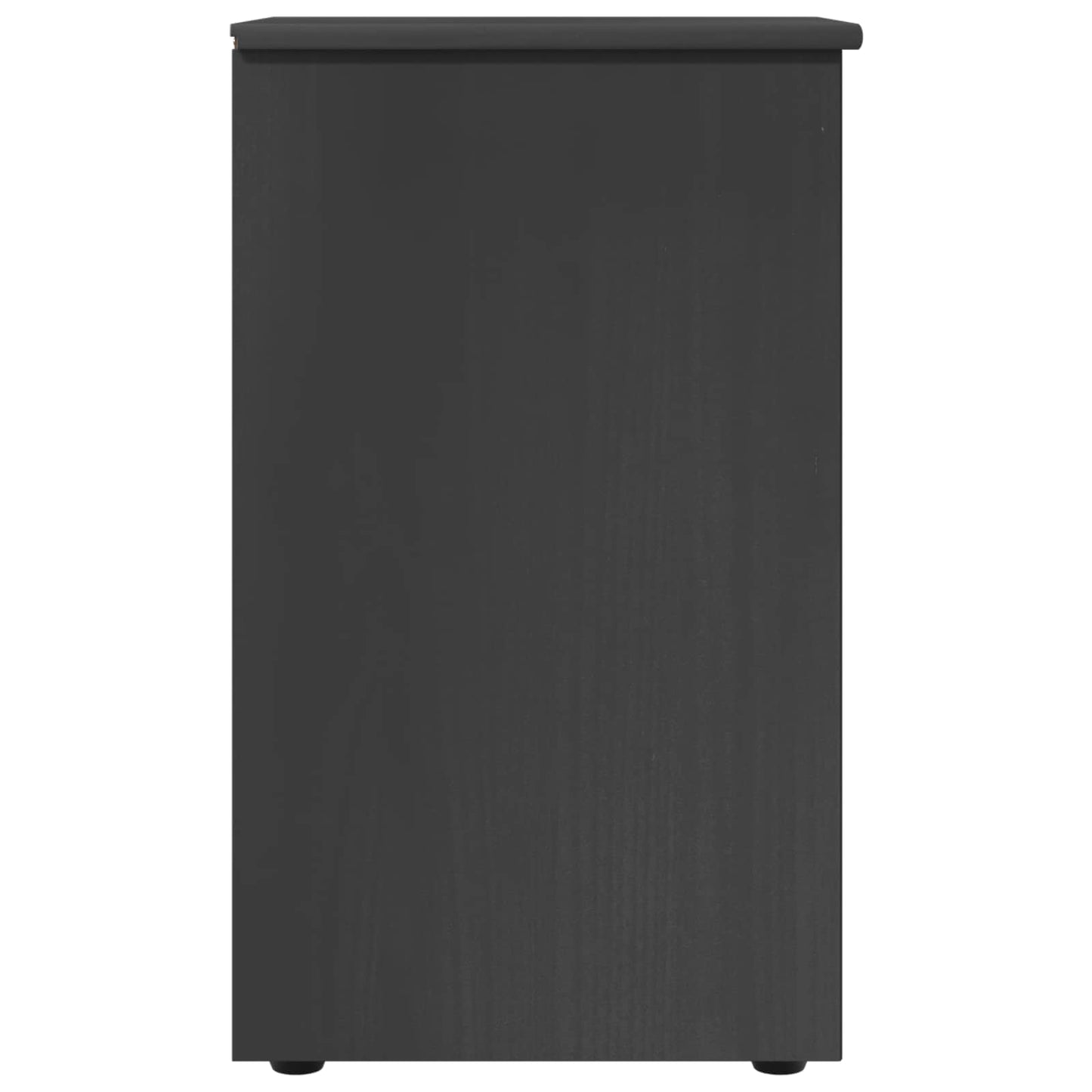 vidaXL Cabinet Grey 34 x 39 x 61.5 cm Solid Pine Wood