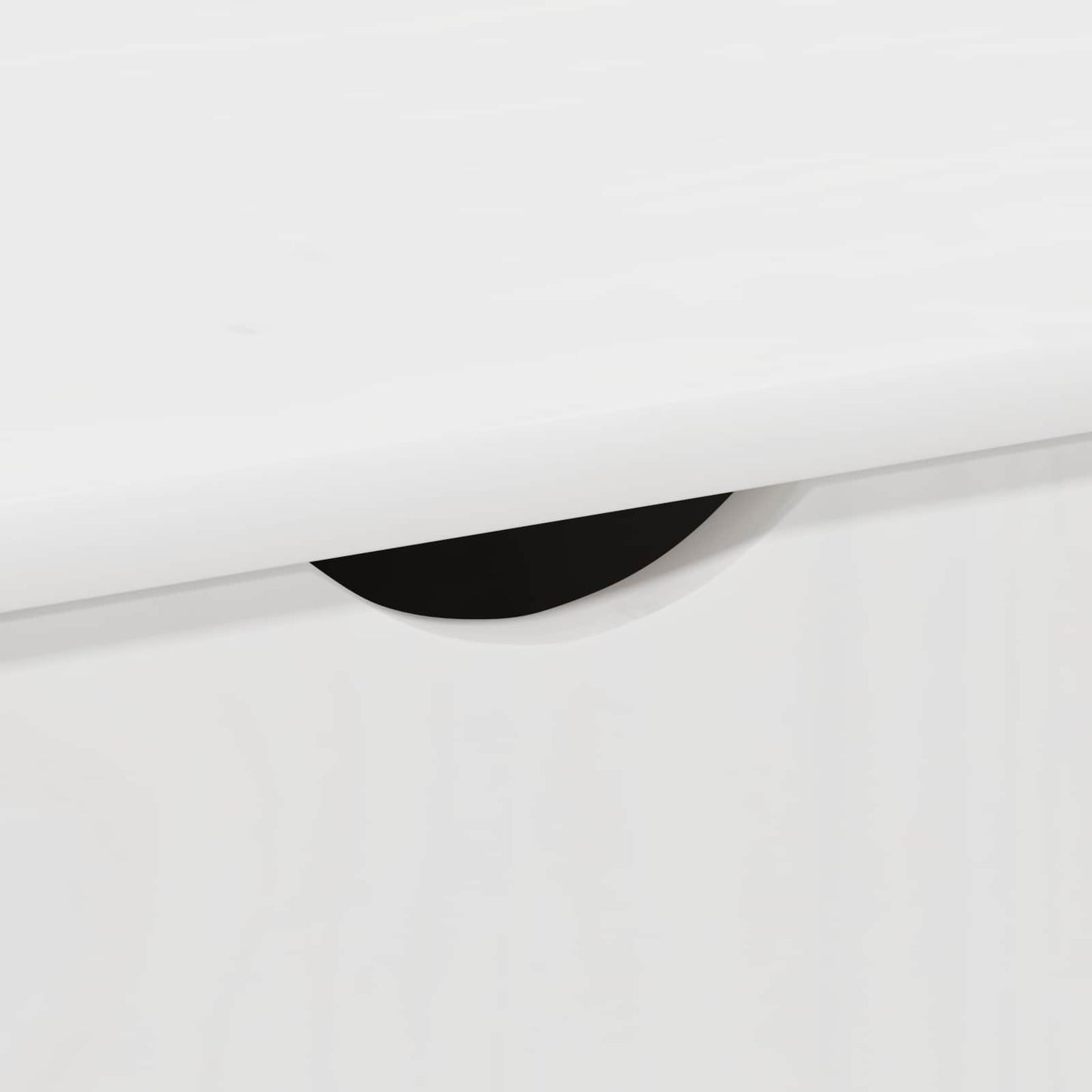 vidaXL Rolling Cabinet White 100 x 39 x 65.5 cm Solid Pine Wood