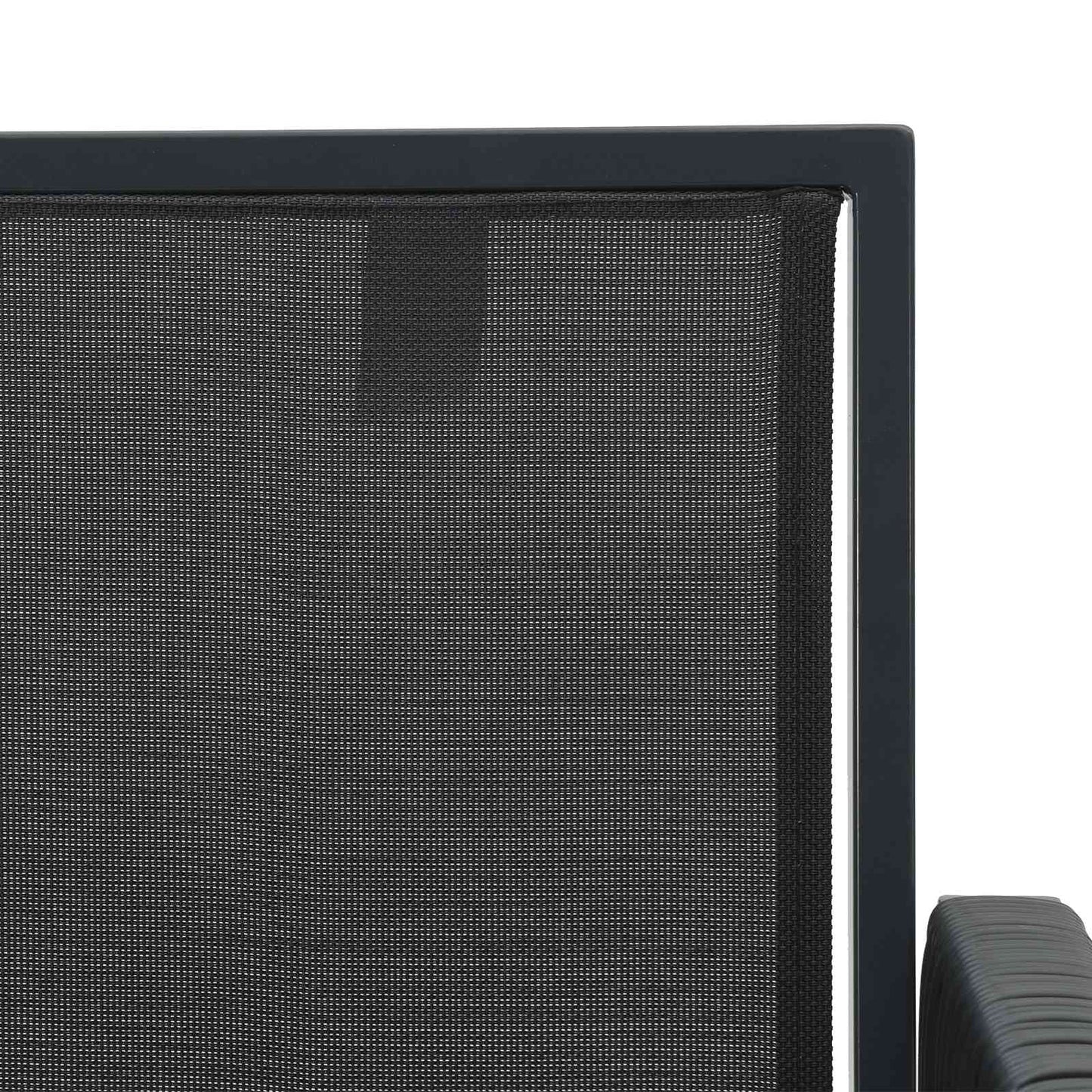 vidaXL Garden Chairs 6 pcs Black and Dark Grey Poly Rattan