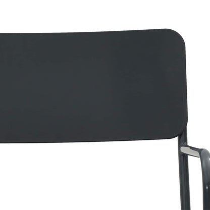 vidaXL Garden Chairs 2 pcs Anthracite 51 x 55 x 81 cm Steel