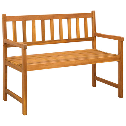 vidaXL Garden Bench 2-Seater 110 x 55 x 90 cm Solid Acacia Wood