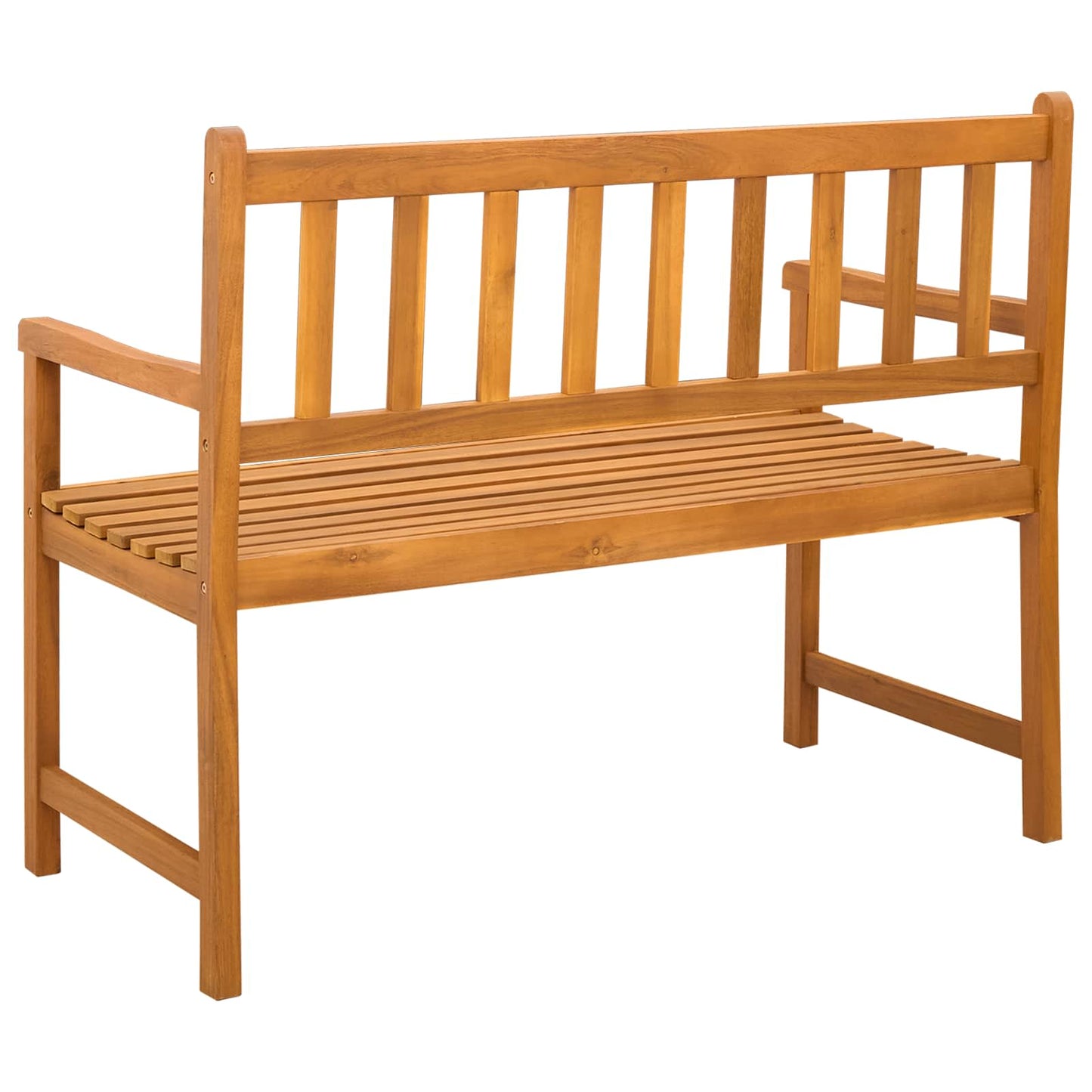 vidaXL Garden Bench 2-Seater 110 x 55 x 90 cm Solid Acacia Wood