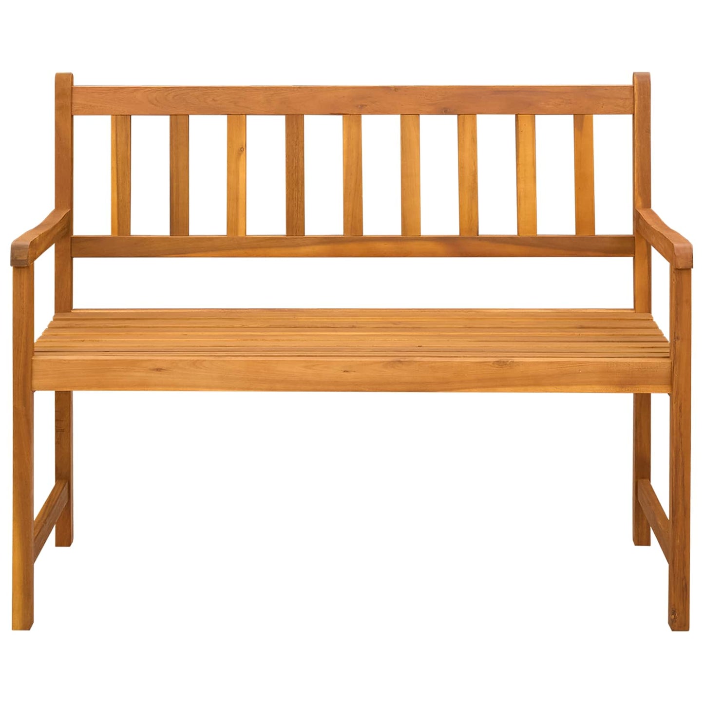vidaXL Garden Bench 2-Seater 110 x 55 x 90 cm Solid Acacia Wood