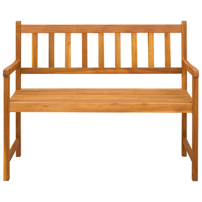 vidaXL Garden Bench 2-Seater 110 x 55 x 90 cm Solid Acacia Wood