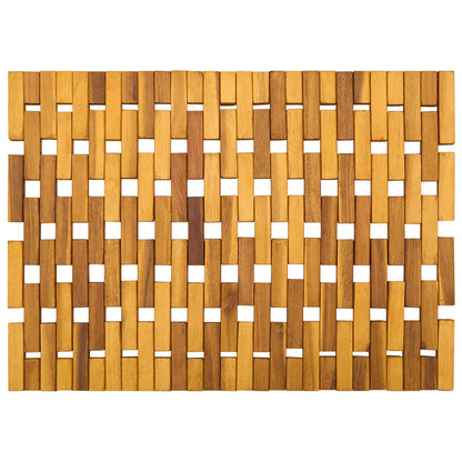 vidaXL Bath Mats 2 pcs Natural 44 x 60 cm Solid Acacia Wood