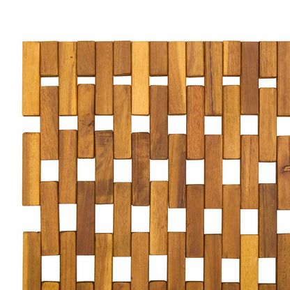 vidaXL Bath Mats Natural 55 x 80 cm Solid Acacia Wood
