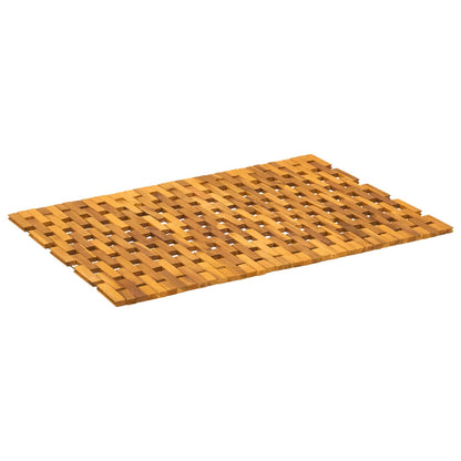 vidaXL Bath Mats Natural 55 x 80 cm Solid Acacia Wood