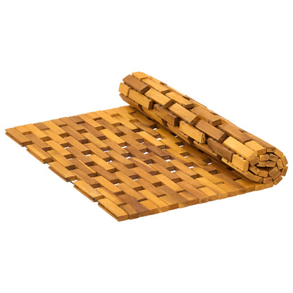 vidaXL Bath Mats Natural 55 x 80 cm Solid Acacia Wood