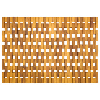vidaXL Bath Mats Natural 55 x 80 cm Solid Acacia Wood