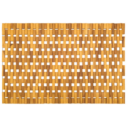 vidaXL Bath Mats Natural 65 x 100 cm Solid Acacia Wood