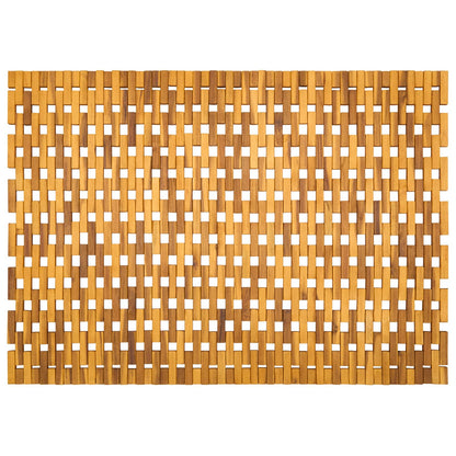 vidaXL Bath Mats Natural 85 x 120 cm Solid Acacia Wood