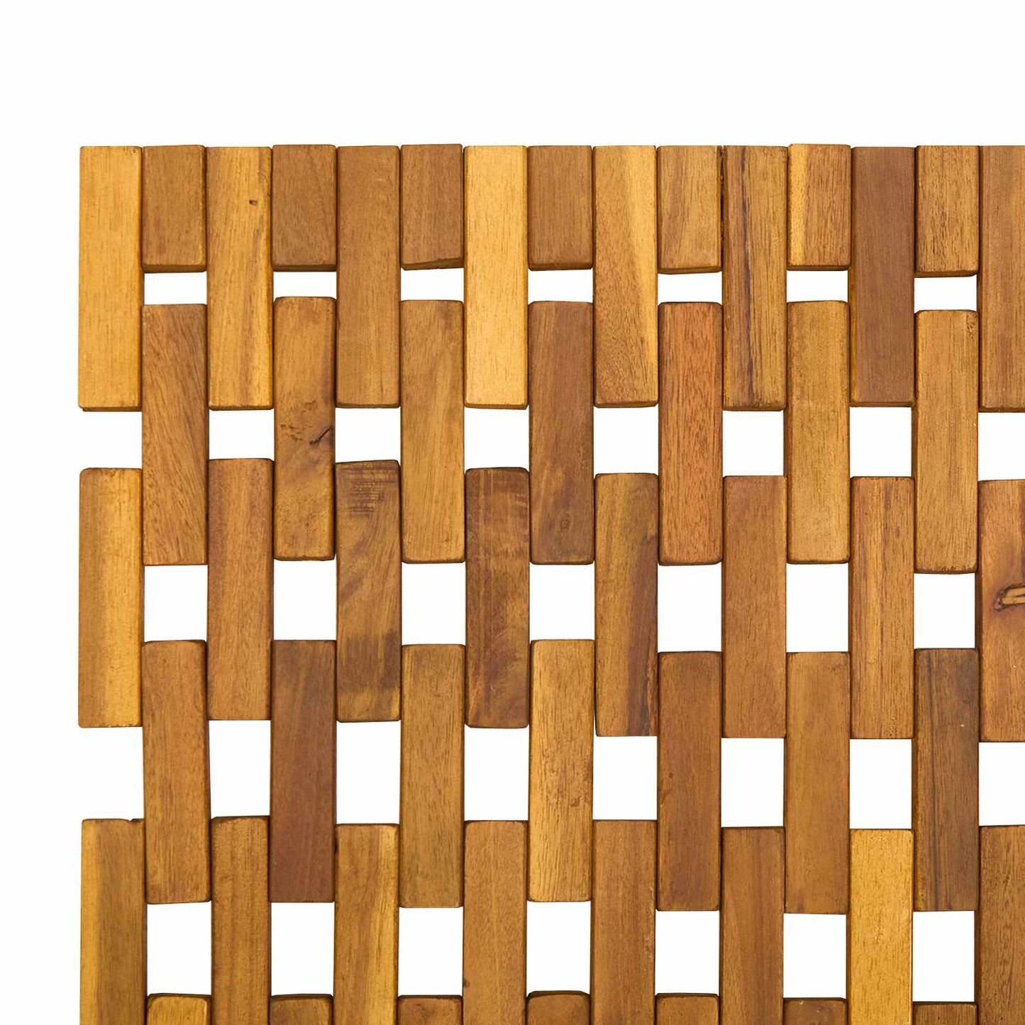 vidaXL Bath Mats Natural 95 x 140 cm Solid Acacia Wood