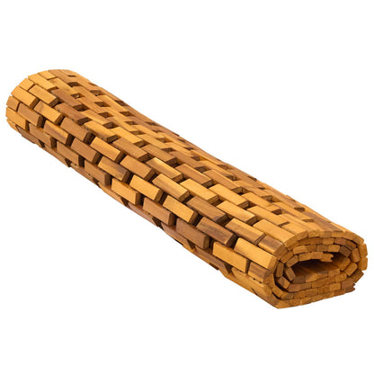 vidaXL Bath Mats Natural 95 x 140 cm Solid Acacia Wood