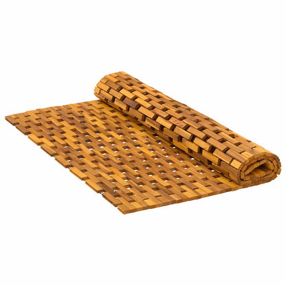 vidaXL Bath Mats Natural 95 x 140 cm Solid Acacia Wood