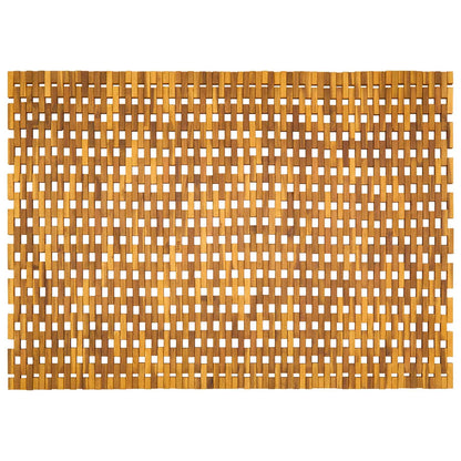 vidaXL Bath Mats Natural 105 x 160 cm Solid Acacia Wood