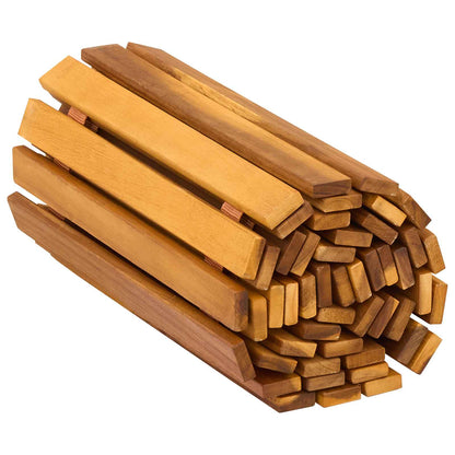 vidaXL Garden Pathway Manual Natural 200 x 40 cm Solid Acacia Wood