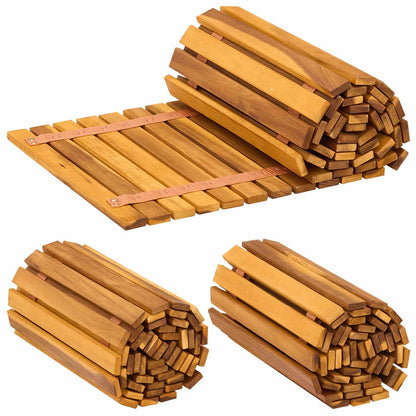 vidaXL Garden Pathway 3 pcs Natural 200 x 40 cm Solid Acacia Wood
