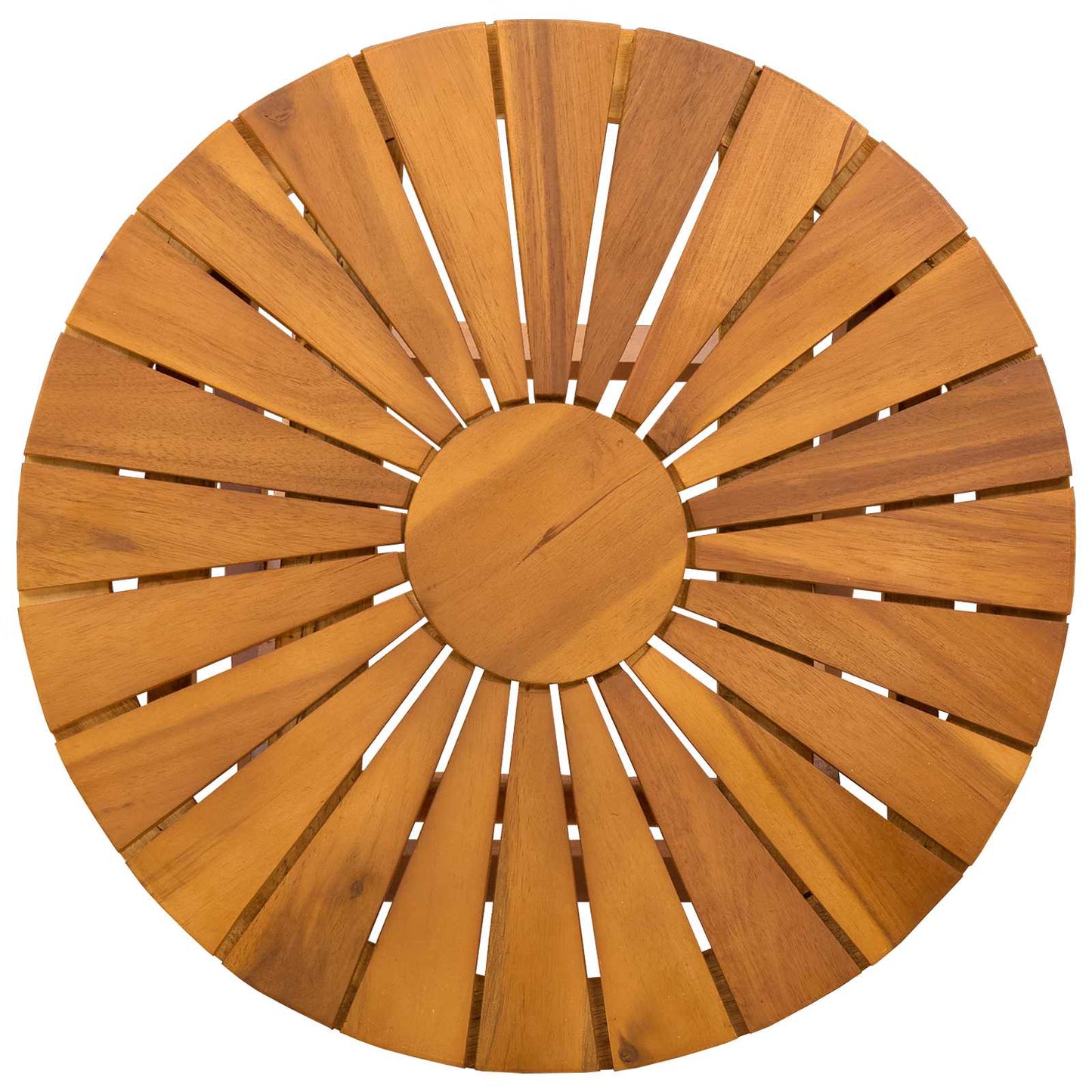 vidaXL Bistro Table Natural Ø45 x 45 cm Solid Acacia Wood