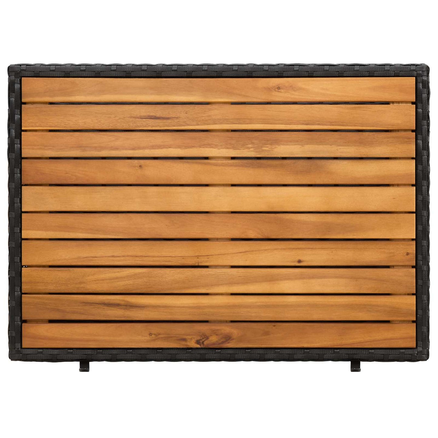 vidaXL Cabinet Black 70 x 50 x 87 cm Polyester and Roly Ratten