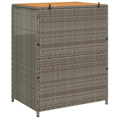 vidaXL Cabinet Grey 70 x 50 x 87 cm Polyester and Roly Ratten