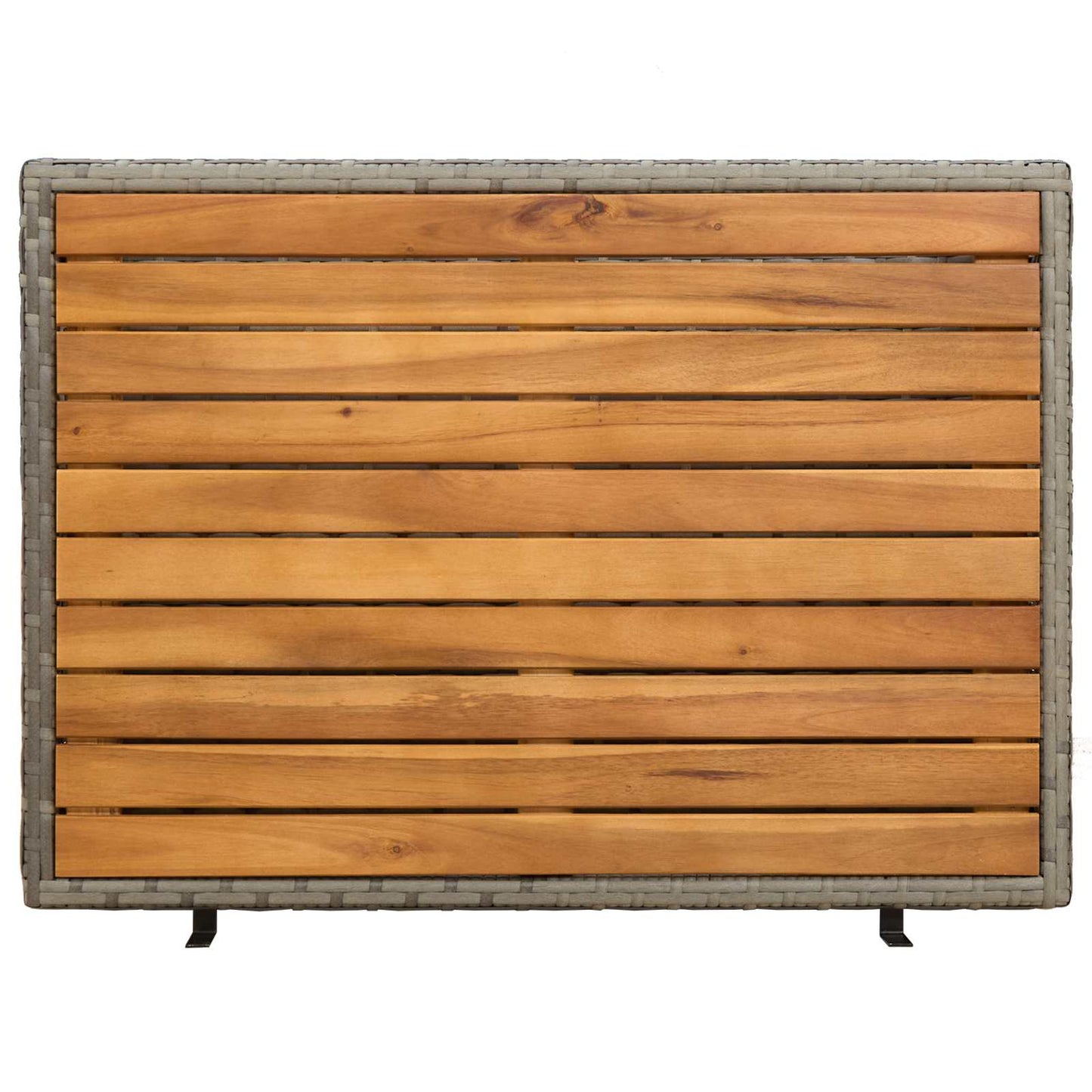 vidaXL Cabinet Grey 70 x 50 x 87 cm Polyester and Roly Ratten