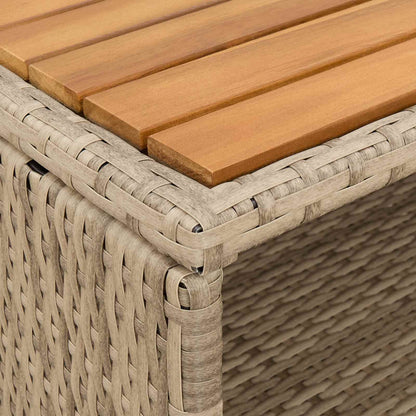 vidaXL Cabinet Beige 70 x 50 x 87 cm Polyester and Roly Ratten
