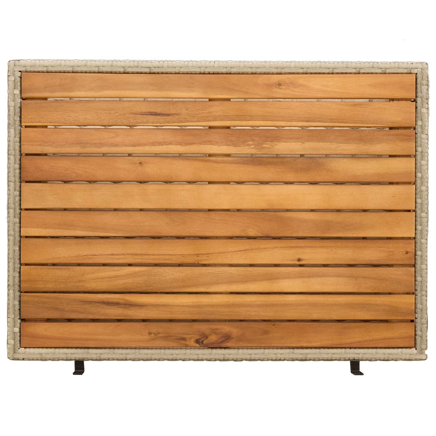 vidaXL Cabinet Beige 70 x 50 x 87 cm Polyester and Roly Ratten