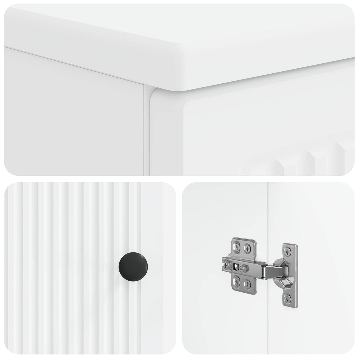 vidaXL Bathroom Sink Cabinet UTRECHT White 59.5 x 31.5x 59 cm