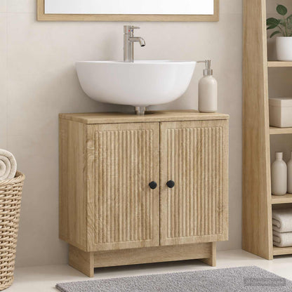 vidaXL Bathroom Sink Cabinet EDE Sonoma Oak 59.5 x 31.5x 59 cm