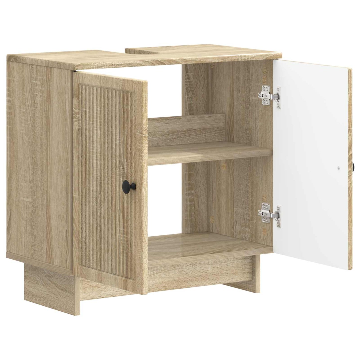 vidaXL Bathroom Sink Cabinet EDE Sonoma Oak 59.5 x 31.5x 59 cm