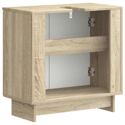 vidaXL Bathroom Sink Cabinet EDE Sonoma Oak 59.5 x 31.5x 59 cm