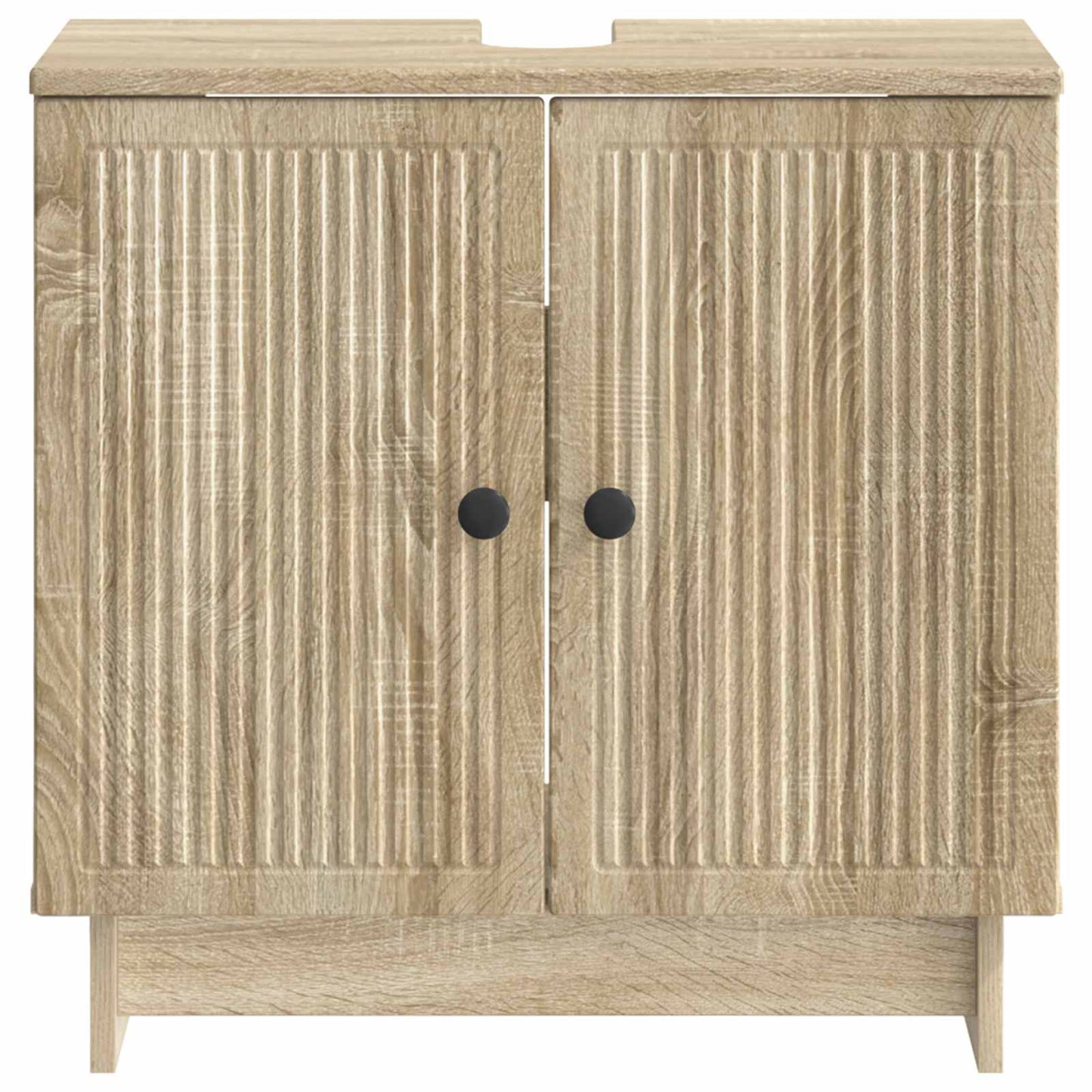 vidaXL Bathroom Sink Cabinet EDE Sonoma Oak 59.5 x 31.5x 59 cm