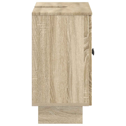 vidaXL Bathroom Sink Cabinet EDE Sonoma Oak 59.5 x 31.5x 59 cm