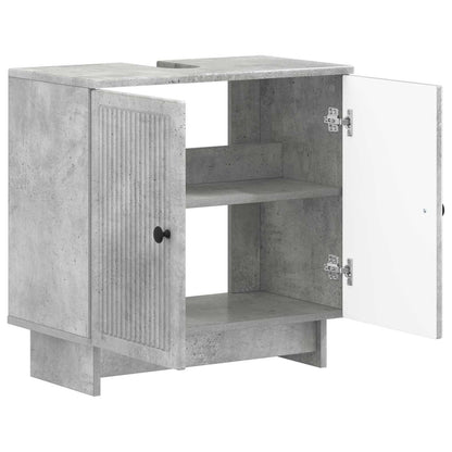 vidaXL Bathroom Sink Cabinet EDE Concrete Grey 59.5 x 31.5x 59 cm