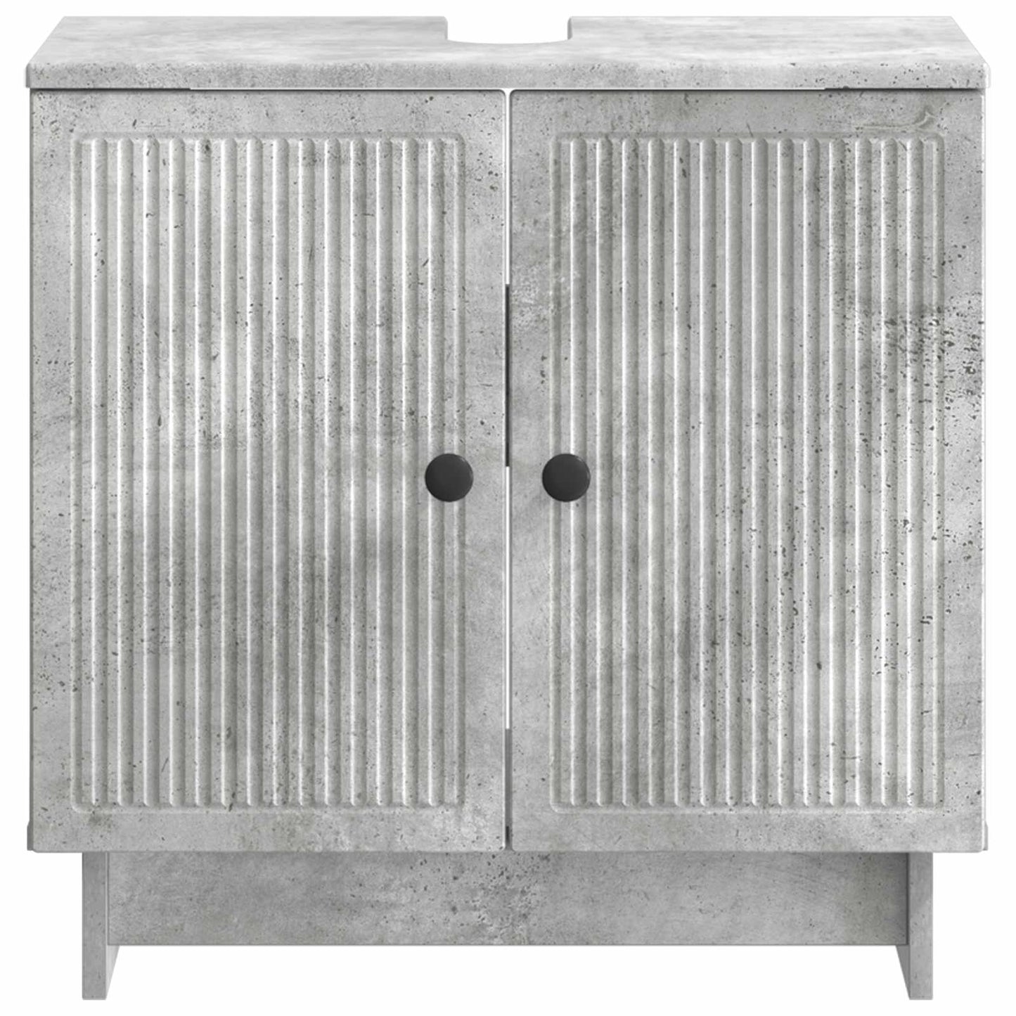 vidaXL Bathroom Sink Cabinet EDE Concrete Grey 59.5 x 31.5x 59 cm