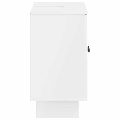vidaXL Bathroom Sink Cabinet EDE High Gloss White 59.5 x 31.5x 59 cm
