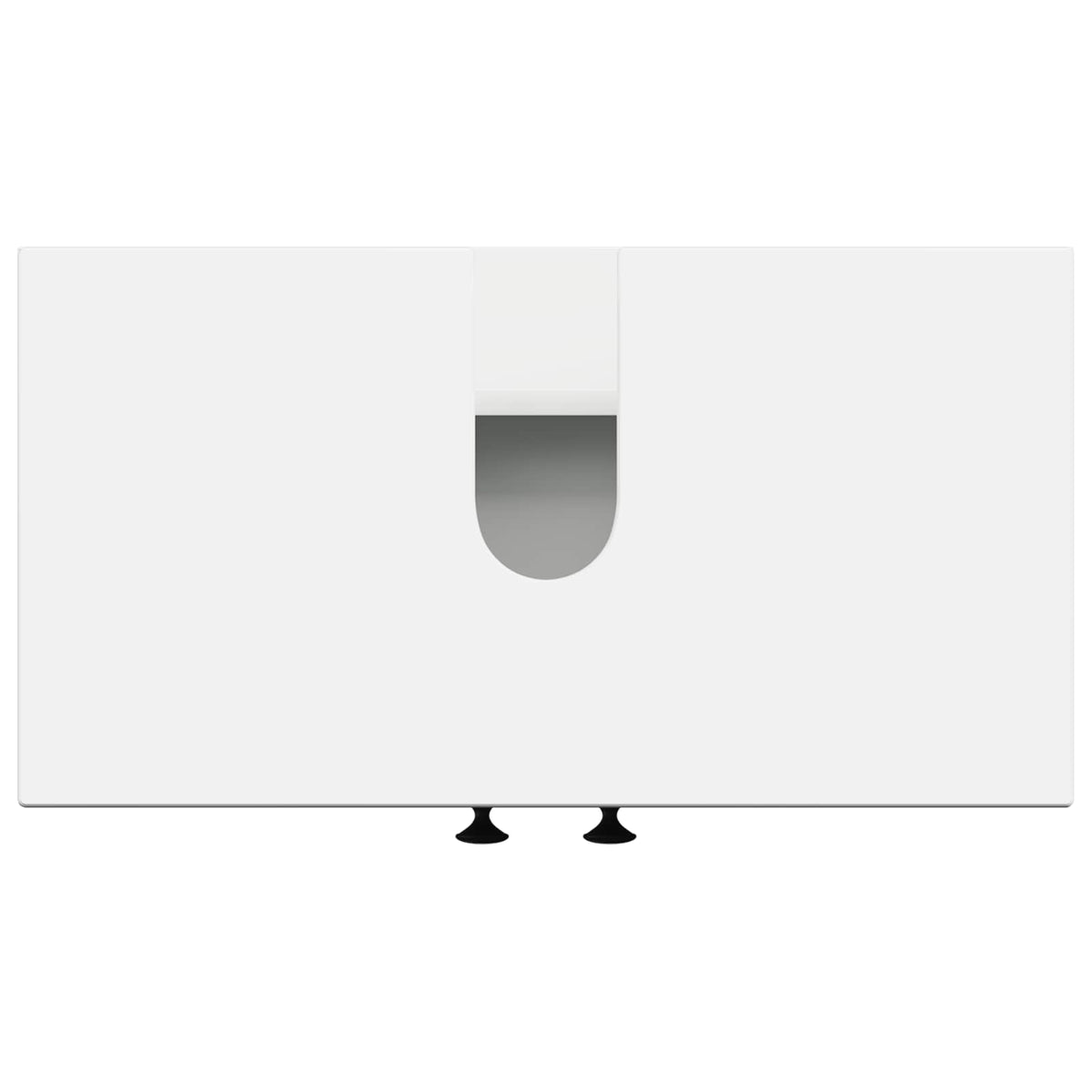 vidaXL Bathroom Sink Cabinet EDE High Gloss White 59.5 x 31.5x 59 cm