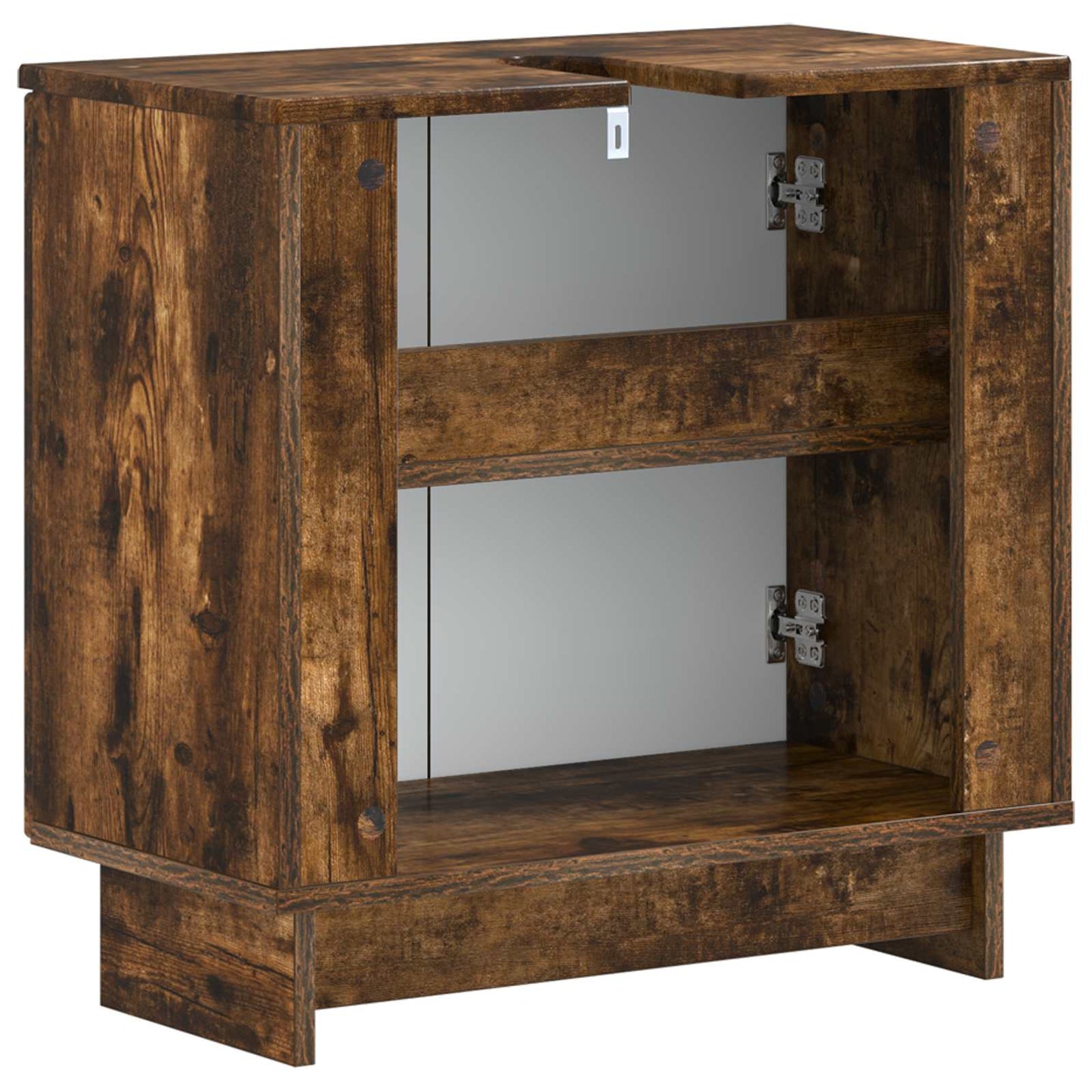 vidaXL Bathroom Sink Cabinet EDE Smoked Oak 59.5 x 31.5x 59 cm