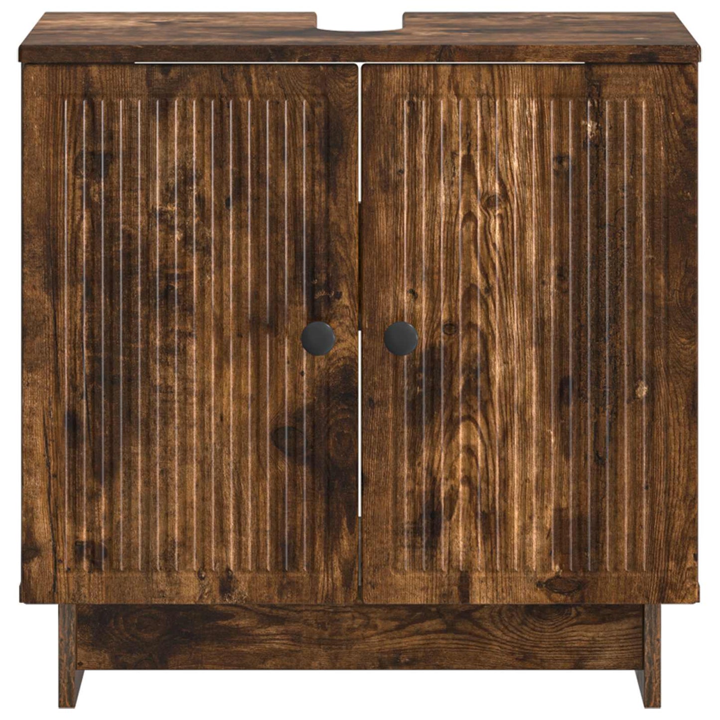 vidaXL Bathroom Sink Cabinet EDE Smoked Oak 59.5 x 31.5x 59 cm