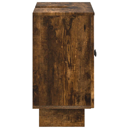 vidaXL Bathroom Sink Cabinet EDE Smoked Oak 59.5 x 31.5x 59 cm