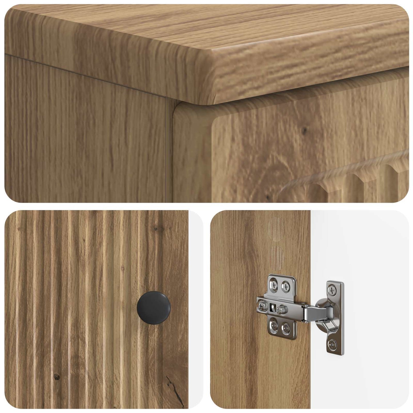 vidaXL Bathroom Sink Cabinet EDE Artisan Oak 59.5 x 31.5x 59 cm