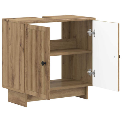 vidaXL Bathroom Sink Cabinet EDE Artisan Oak 59.5 x 31.5x 59 cm