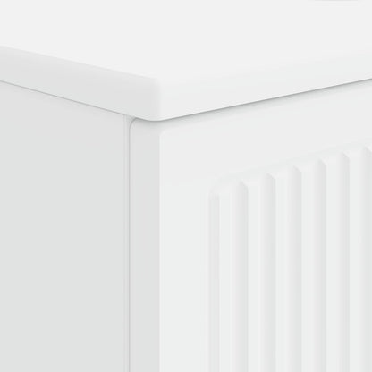 vidaXL Bathroom Sink Cabinet EDE White 82 x 41x 59 cm Engineered Wood