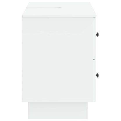 vidaXL Bathroom Sink Cabinet EDE White 82 x 41x 59 cm Engineered Wood