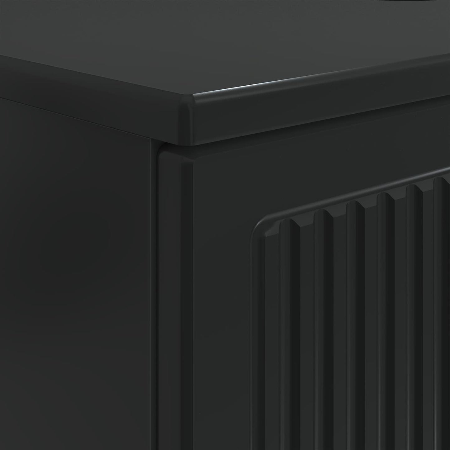 vidaXL Bathroom Sink Cabinet EDE Black 82 x 41x 59 cm Engineered Wood