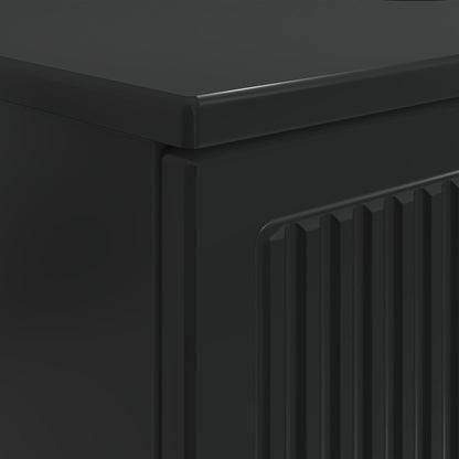 vidaXL Bathroom Sink Cabinet EDE Black 82 x 41x 59 cm Engineered Wood