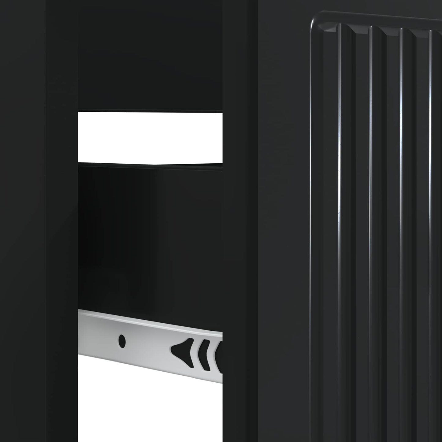 vidaXL Bathroom Sink Cabinet EDE Black 82 x 41x 59 cm Engineered Wood