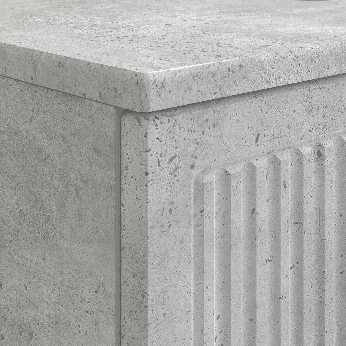 vidaXL Bathroom Sink Cabinet EDE Concrete Grey 82 x 41x 59 cm