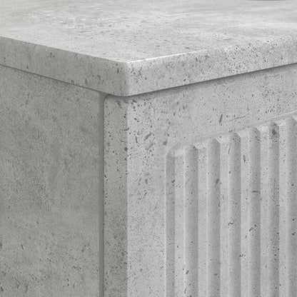 vidaXL Bathroom Sink Cabinet EDE Concrete Grey 82 x 41x 59 cm